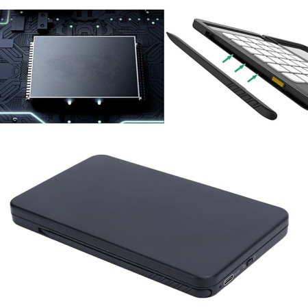 Calculator de Mana Reincarcabil cu Tabla de Scris,  Calculator Portabil, Ecran LCD, Afisaj cu 12 Cifre, Ecran de 15 cm, Culoare Negru