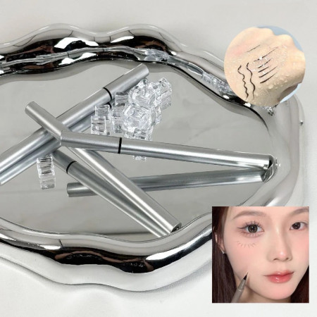 Kit de Aplicare Tus, Cyrax, pentru Incepatori, Accesoriu Machiaj, 4 Produse, Tus Impermeabil, Negru, Cutie Roz