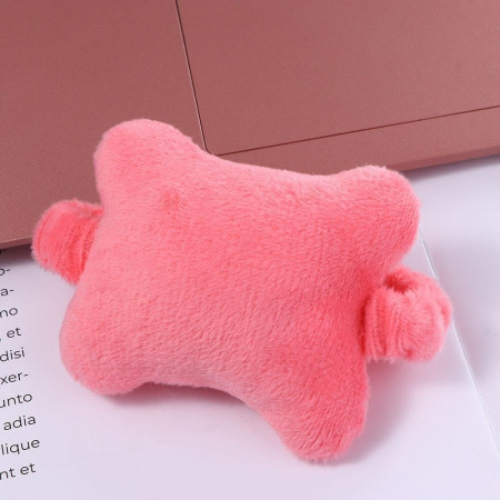 Suport de Mana,  Pernuta pentru Incheietura cu Banda Elastica, pentru Mouse, Moale, 7.5 x 7 cm, Roz