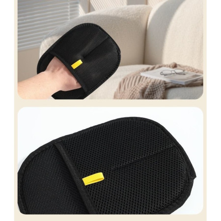 Manusa pentru Indepartarea Parului de Animale,  din Panza, 24 x 16 cm, Negru