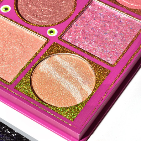 Paleta Iluminatoare, Cyrax, 6 Nuante, Halloween, Culori Calde, Dreptunghiulara, 160g, Valabilitate 24 Luni, 17.4x11.5x1.3 cm, Varianta A, Nude-Rose