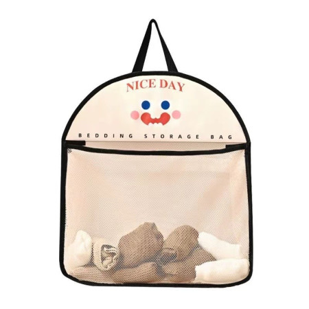 Geanta de Depozitare,  Tip Saculet, de Agatat, Multifunctionala, din Plasa, 40 x 10 x 44 cm, Negru