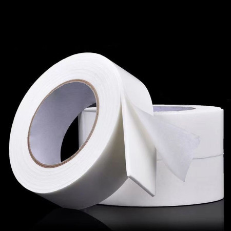 Banda Dubla Adeziva, Cyrax, Banda Adeziva cu Burete, pentru Cadouri si Ambalaje, 3 m, Latime 2.5 cm, Alb
