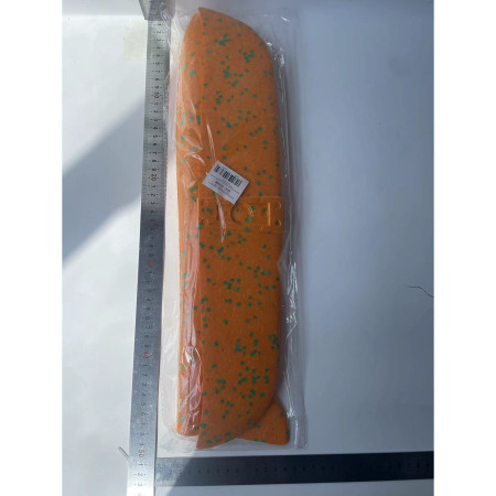 Avion planor din polistiren in punga , lungime 47 cm , cu lumini pe varf, Portocaliu, Cyrax