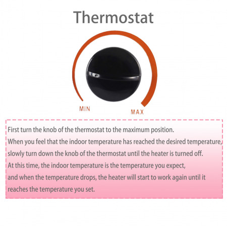 Convector Electric Clasic,  2000W, 3 Trepte de Putere, Termostat, 53x19.8x38 cm, Alb