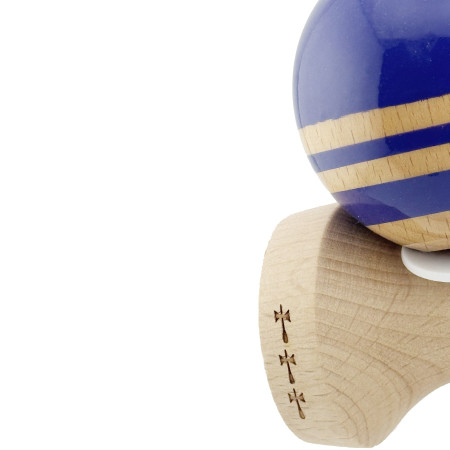 Kendama X Originala RAINBOW, Profesionala, Cyrax, Cupe Mari KING SIZE V3, Super Sticky, Gaura in Baza, Rulment Metalic, din lemn 18 cm, Ata 55 cm, Violet/Maro