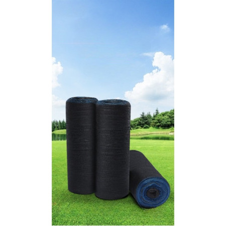 Plasa de umbrire neagra, latime 2 m, lungime 50 m,  protectie UV, Grad de umbrire 80-90%