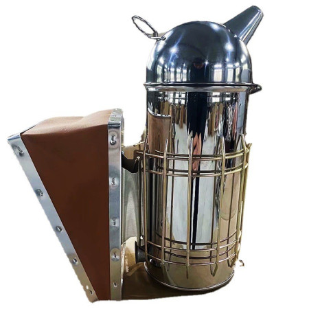 Afumator Apicol,  din Inox, 30 x 25 x 10 cm, Gri