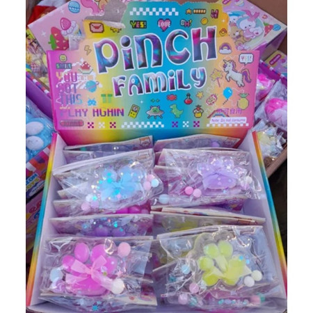 Cutie de Ambalare pentru Set 12 Jucarii Antistres Squishy, Cyrax, din Carton, 14 x 14 x 14 cm, Multicolor