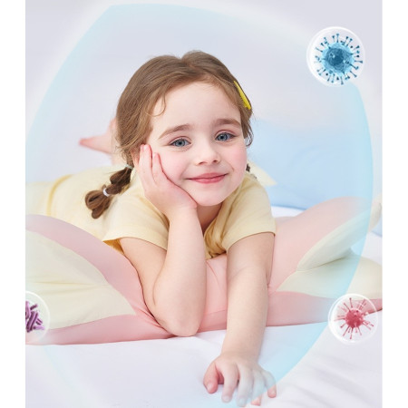 Perna Ergonomica,  pentru Copii 2-5 Ani, Antibacteriana, 5D, Revenire Lenta, 38 x 67 x 4/6 cm, Albastru