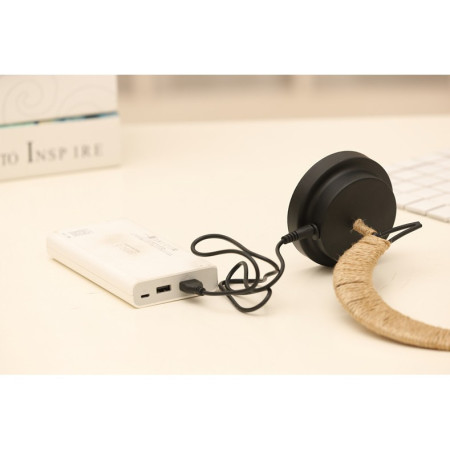 Lampa veghe  semi-luna cu stea din sticla, led, 28x15 cm, alb cald