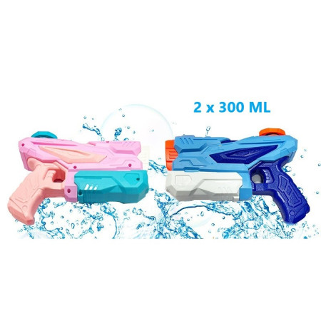 Set 4x Pistol cu Apa pentru Copii, Cyrax, 6ani+, Multicolor, 2x 550 ML +  2x 300 ML
