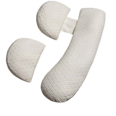 Set Perna pentru Gravide,  Husa Detasabila, Utilizare in Forma H si U, Reglabila, Latime Ajustabila, Proactive, Crem