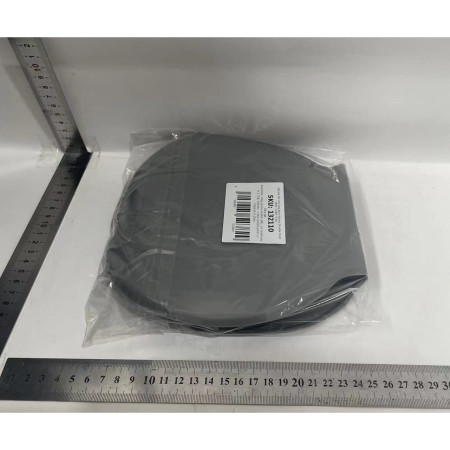 Bol Dublu pentru Animalul de Companie,  din Silicon, Pliabil, Inaltime Reglabila, Antialunecare, 42 x 21 x 5 cm, Gri