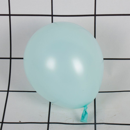 Set 12 Baloane, Cyrax, din Latex Macaroon, 30 cm, Albastru