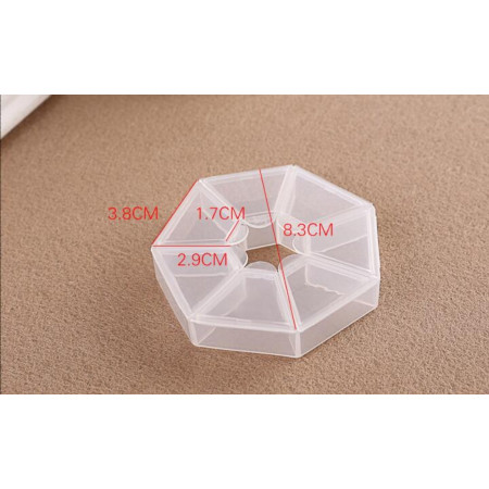 Cutie separator medicamente cu zilele saptamanii,  Plastic, 7 compartimente, Mov