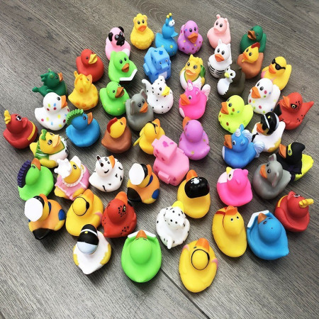 Set 50 Ratuste pentru Baie, Cyrax, 6x5.5x5.5 cm, Multicolore