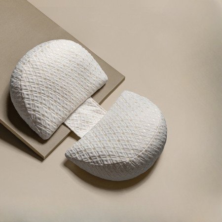 Set Perna pentru Gravide,  Husa Detasabila, Utilizare in Forma H si U, Reglabila, Latime Ajustabila, Proactive, Crem