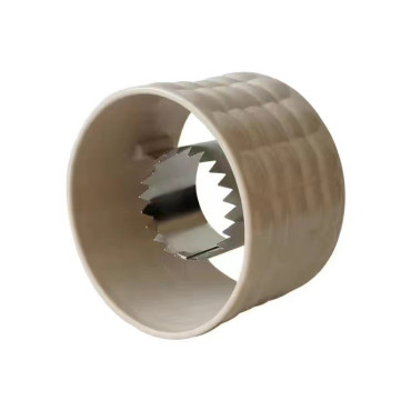 Ustensila pentru Curatare Porumb, Cyrax, Diametru 3.6 cm, din Plastic si Otel Inoxidabil, Alb