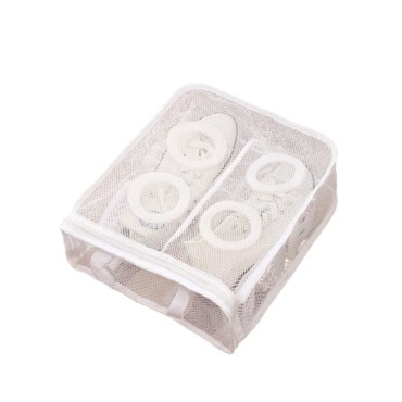 Sac pentru Spalare Incaltaminte,  pentru Masina de Spalat, 36x30x12 cm, Alb